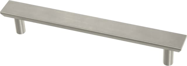 Franklin Brass Simple Chamfered Pull, 5-1/16" (128mm) CC, Brushed Nickel - P40846K-SN-C
