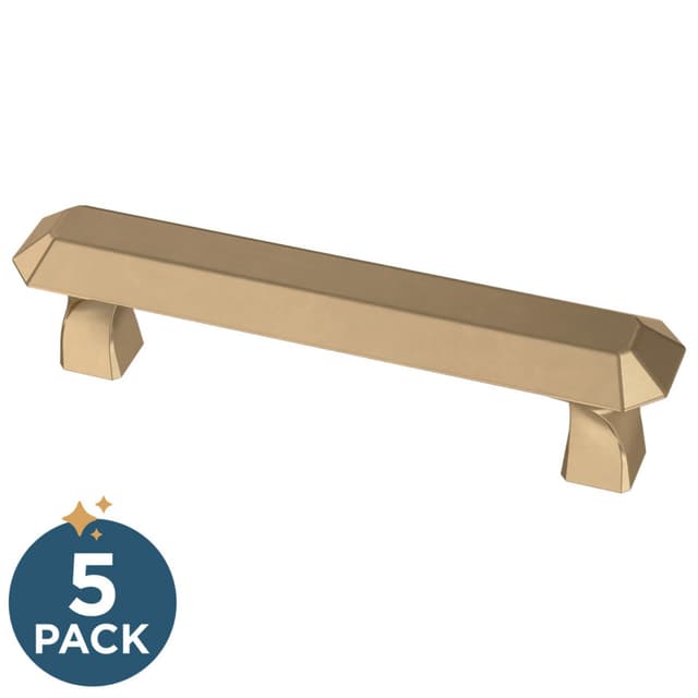 Franklin Brass Napier Pull, 3" (76mm), Champagne Bronze, 5 pack - P41760K-CZ-B