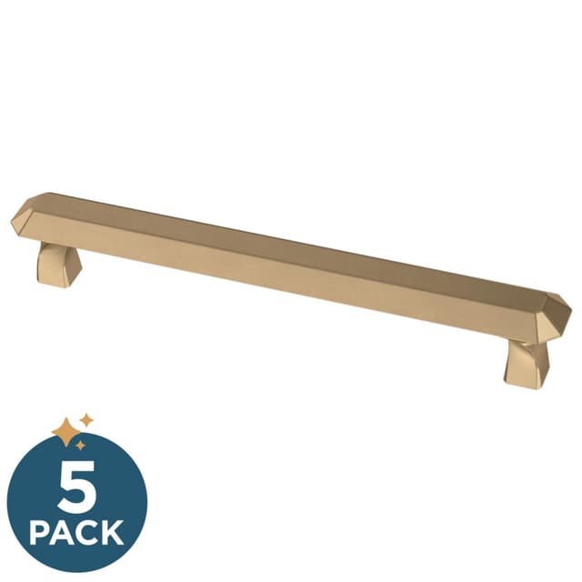 Franklin Brass Napier Pull, 5-1/16" (128mm), Champagne Bronze, 5 pack - P41762K-CZ-B