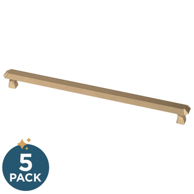Franklin Brass Napier Pull, 8-13/16" (224mm), Champagne Bronze, 5 pack - P41765K-CZ-B
