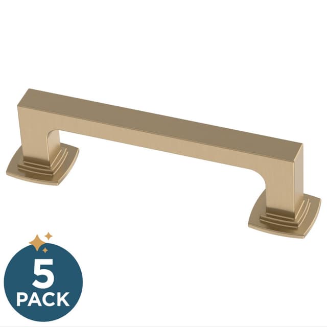 Franklin Brass Parow Pull, 3-3/4" (96mm), Champagne Bronze, 5 pack - P41770K-CZ-B