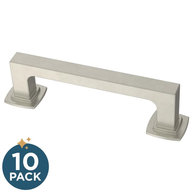 Franklin Brass Parow Pull, 3-3/4" (96mm), Satin Nickel, 10 pack - P41770K-SN-B1