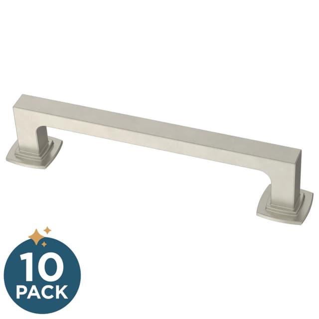 Franklin Brass Parow Pull, 5-1/16" (128mm), Satin Nickel, 10 pack - P41771K-SN-B1