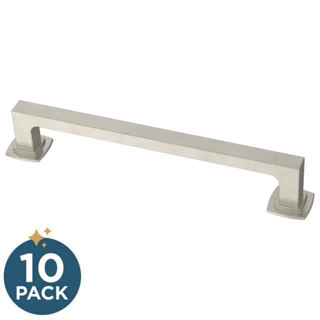 Franklin Brass Parow Pull, 6-5/16" (160mm), Satin Nickel, 10 pack - P41772K-SN-B1