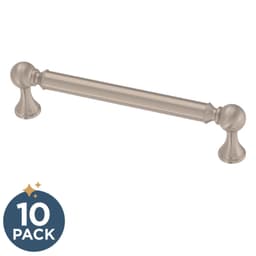 Franklin Brass Classic Farmhouse Pull, 5-1/16" (128mm), Satin Nickel, 10 pack - P41930C-SN-B