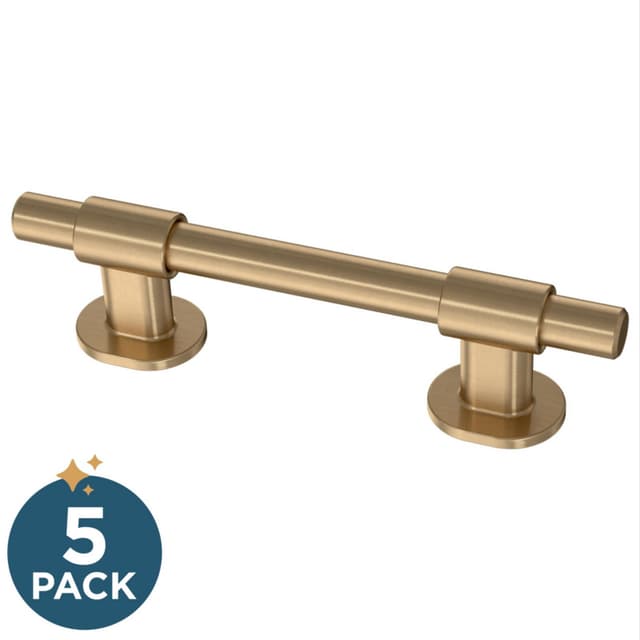 Franklin Brass Adjusta-Pull(TM) Francisco Pull, 1-3/8"-4" (35/102mm), Champagne Bronze, 5 pack - P44364-CZ-B
