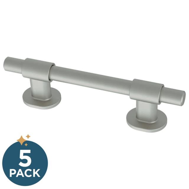 Franklin Brass Adjusta-Pull(TM) Francisco Pull, 1-3/8"-4" (35/102mm), Satin Nickel (Matte), 5 pack - P44364-SNM-B