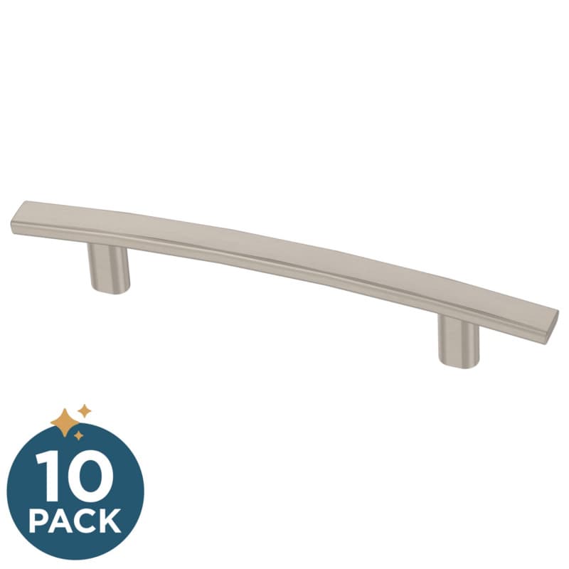 Franklin Brass Subtle Arch Pull, 3-3/4" (96mm), Satin Nickel, 10 pack - P44433-SN-B