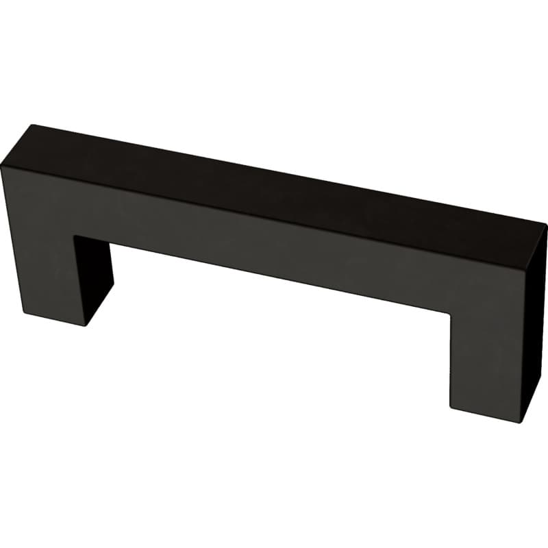 Franklin Brass Simple Modern Square Pull, 3" (76mm) CC, Matte Black - P46644K-FB-C