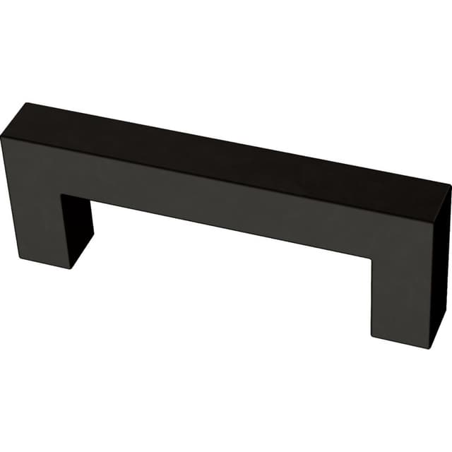 Franklin Brass Simple Modern Square Pull, 3" (76mm) CC, Matte Black - P46644K-FB-C