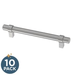 Franklin Brass Simple Wrapped Bar Pull, 5-1/16" (128mm), Stainless Steel, 10 pack - P46651K-SS-B