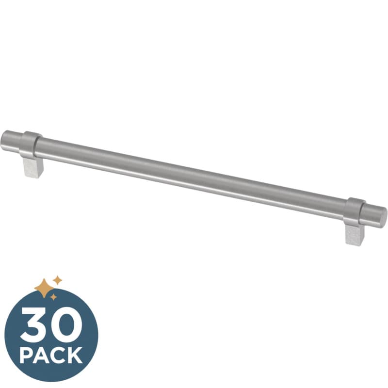 Franklin Brass Simple Wrapped Bar Pull, 8-13/16" (224mm), Stainless Steel, 30 pack - P46653K-SS-B2