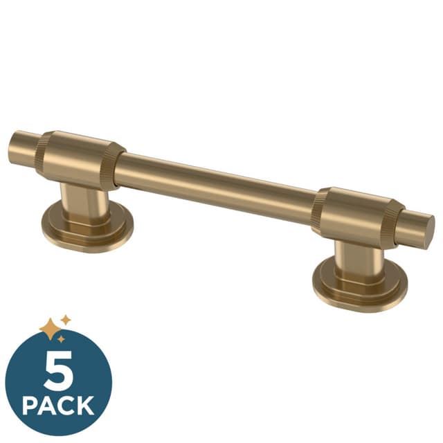 Franklin Brass Adjusta-Pull(TM) Fluted Edge Pull, 1-3/8"-4" (35/102mm), Champagne Bronze, 5 pack - P49104-CZ-B
