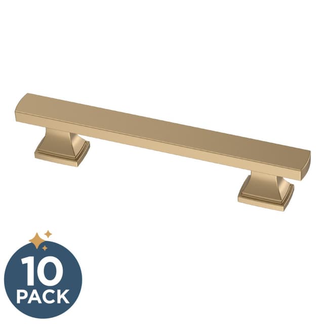 Franklin Brass Tiered Foot Pull, 3-3/4" (96mm), Champagne Bronze, 10 pack - P49573C-CZ-B