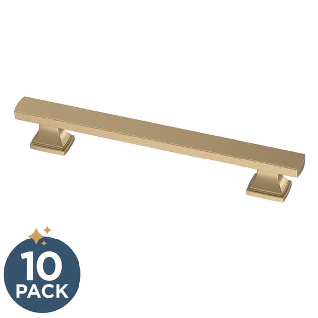 Franklin Brass Tiered Foot Pull, 5-1/16" (128mm), Champagne Bronze, 10 pack - P49574C-CZ-B