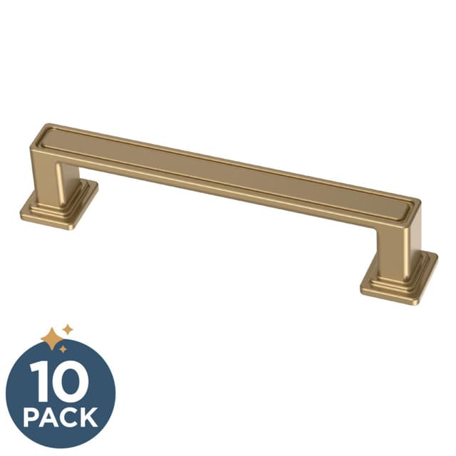 Franklin Brass Recessed Square Pull, 3-3/4" (96mm), Champagne Bronze, 10 pack - P49577C-CZ-B