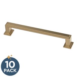 Franklin Brass Stepped Pull, 5-1/16" (128mm), Champagne Bronze, 10 pack - P49582C-CZ-B