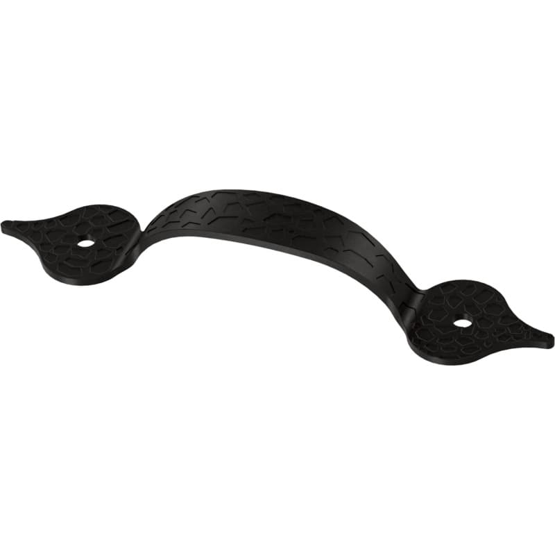 Franklin Brass Hammercraft Pull, 3-2/5" (86.5mm) CC, Matte Black - P93000K-BL-B