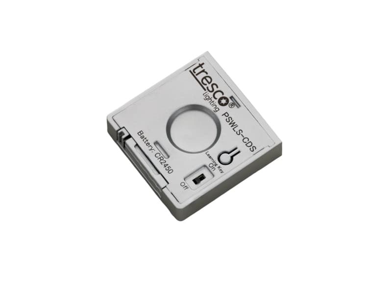 Tresco PowerSync Wireless Square Door Sensor, Nickel Finish, -L-PSWLS-CDS-1