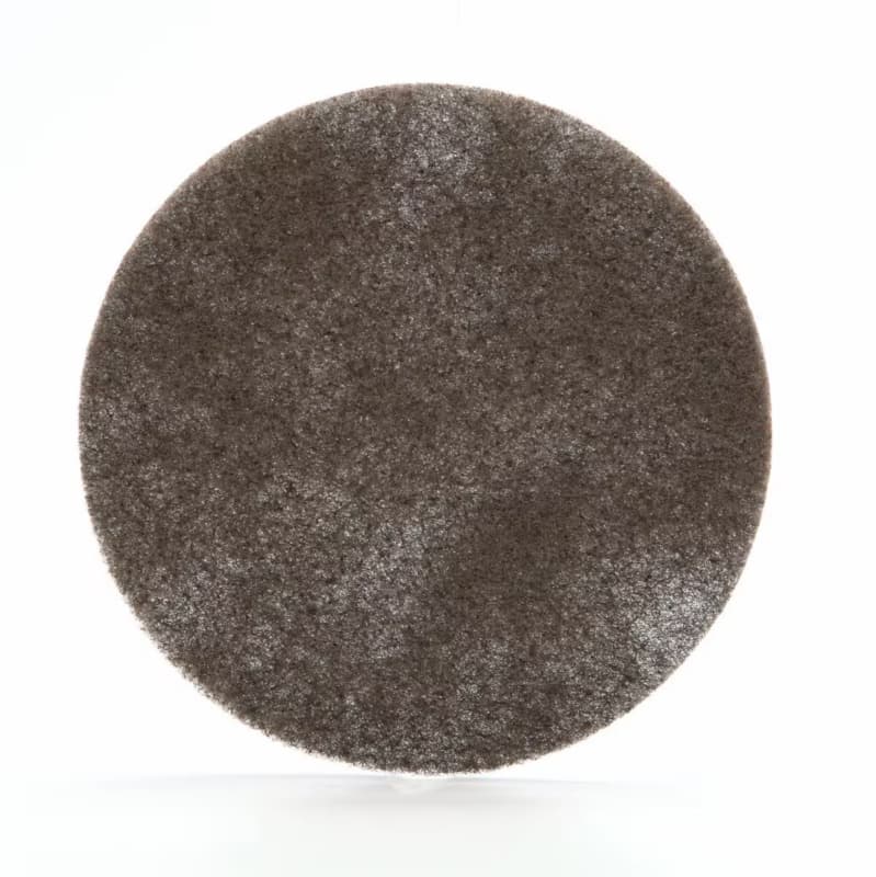 3M Scotch-Brite™ Hookit™ 6" Ultra-fine No Hole Non-Woven Sanding Disc, Light Gray