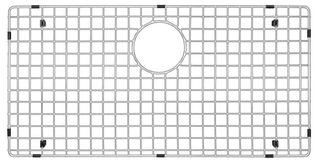 Karran Sink Grid, Stainless Steel, Fits QWS-740 & QWRWS-740, - GR-6023