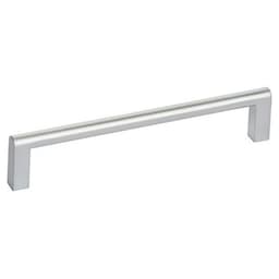 Mockett 6-5/16" Round Top Bar Drawer Pull, Matte Chrome