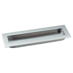 Mockett 5-29/32" Elongated Frame Drawer Pull, Matte Chrome