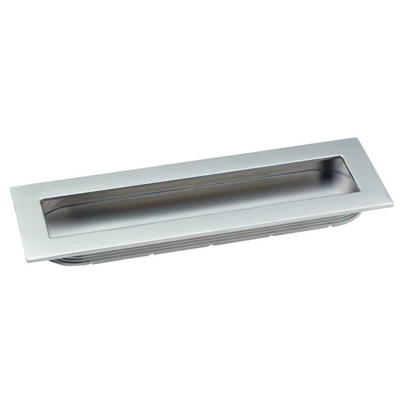 Mockett 5-29/32" Elongated Frame Drawer Pull, Matte Chrome
