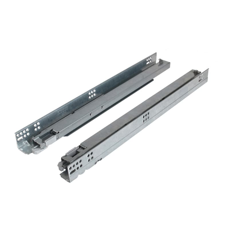 Grass America DynaPro 5-Pair Box 18" Soft-Close Full Extension 100 lb Undermount Drawer Slide, Zinc, F130135016604