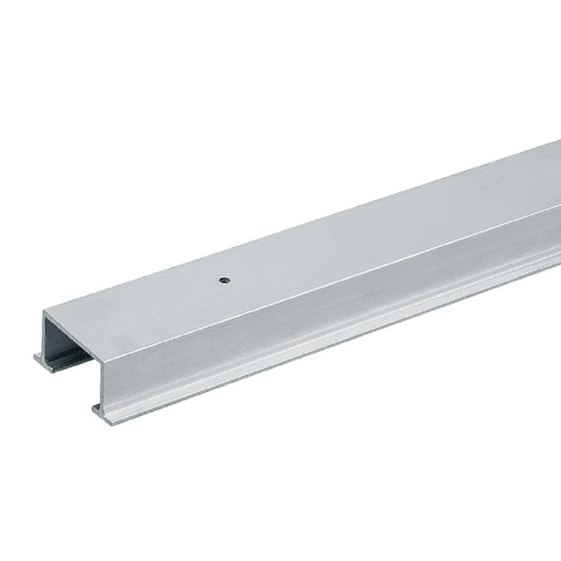 Sliding Bypass Door Hardware - 150 lb Capacity Double Carrier Tracks, 12'