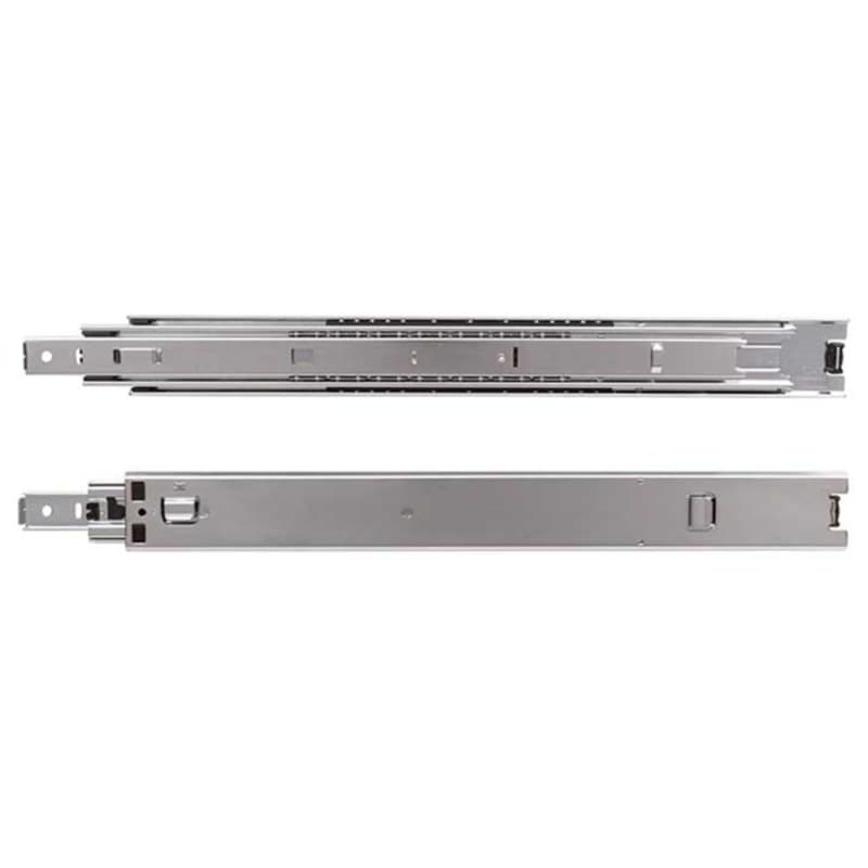 8620 Heavy-Duty Drawer Slide with 150lb Capacity, Full Extension, Side-Mount, Zinc, 22