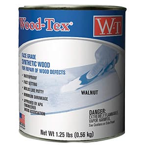 Woodtex Walnut Wood Putty and Fillers, Walnut, 1 Pint
