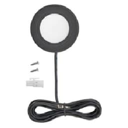 LED 3W Cool White Puck Light, Black