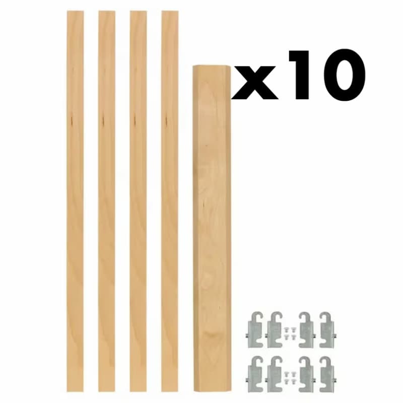 Rev-A-Shelf 4PIL Maple 7/8" Pilaster System, 4PIL-20-088-10