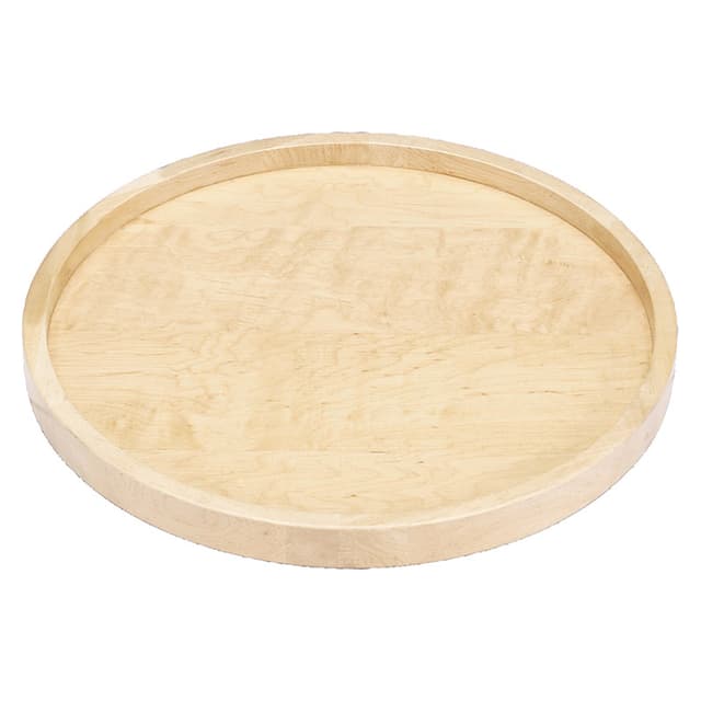 Rev-A-Shelf 4WLS-001 32" D Maple Classic Full Circle Independently Rotating Lazy Susan Trays with Bearings, Bulk Pack of 8, 4WLS001-32-B8