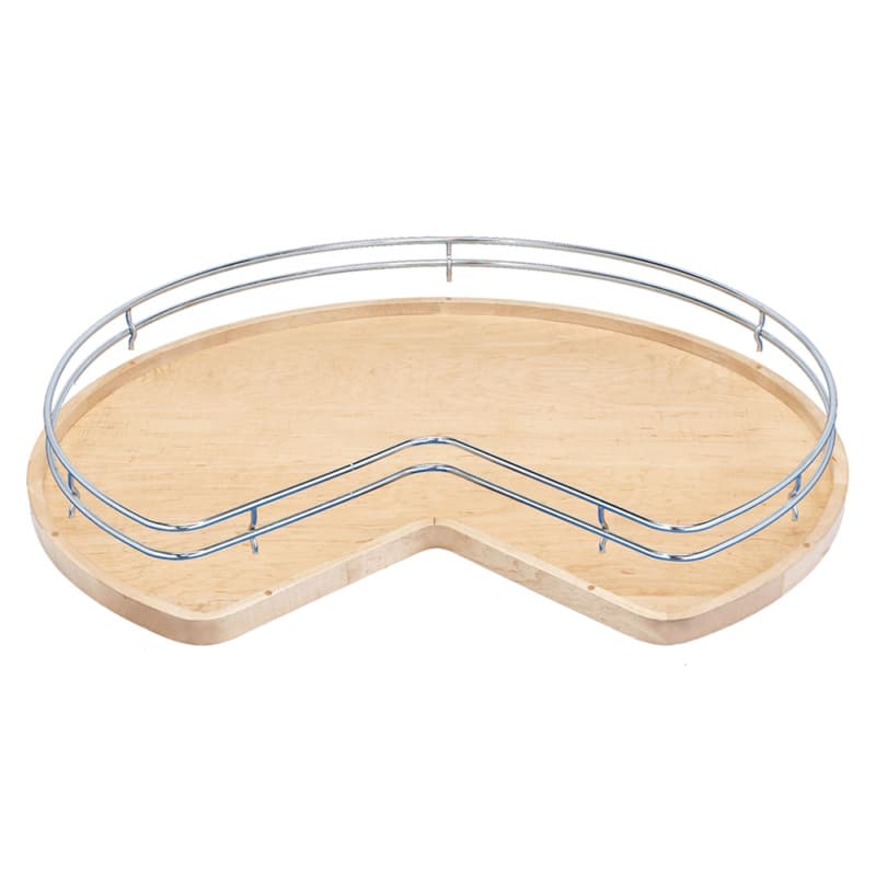Rev-A-Shelf 5LSF4 Fence Railing for 4WLS Chrome 32" D Kidney Lazy Susans, 5LSF432-CR