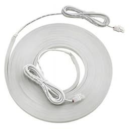 12V LED 3W Side-Emitting Warm White 3000K Neoloop Flexible Silicone Lighting, 16.4' Roll, White