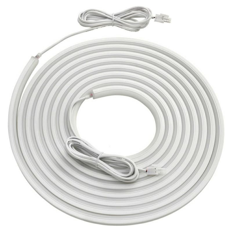 12V LED 3W Top-Emitting Neutral Neoloop Flexible Silicone Lighting, 16.4' Roll, White