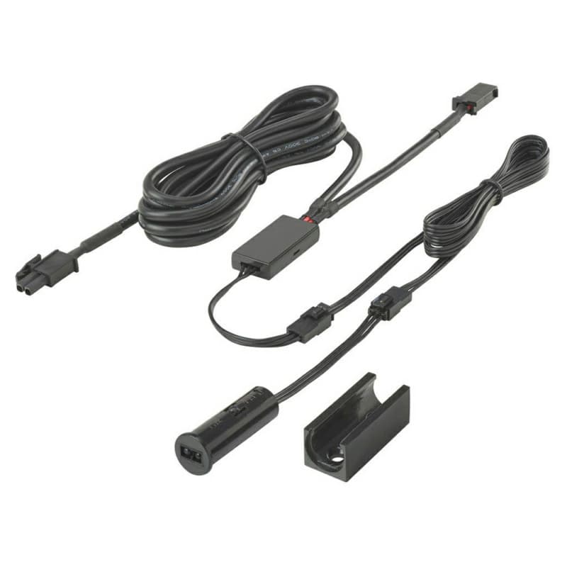 60W/96W Round Single Door Sensor, 1-7/16", Black