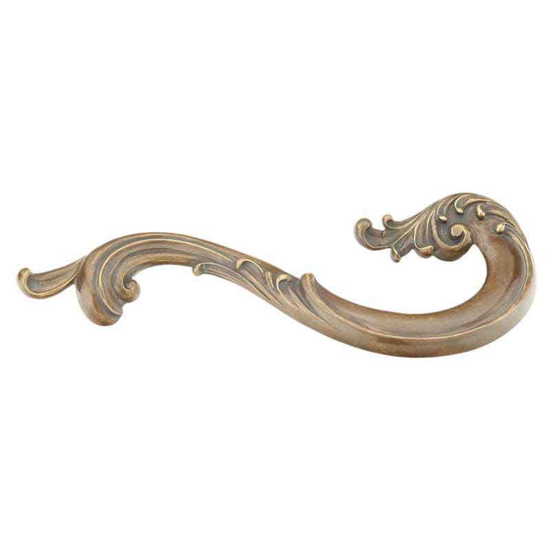 Schaub French Court Right Hand Pull, 5"CC, Monticello Brass - 934R-MBR