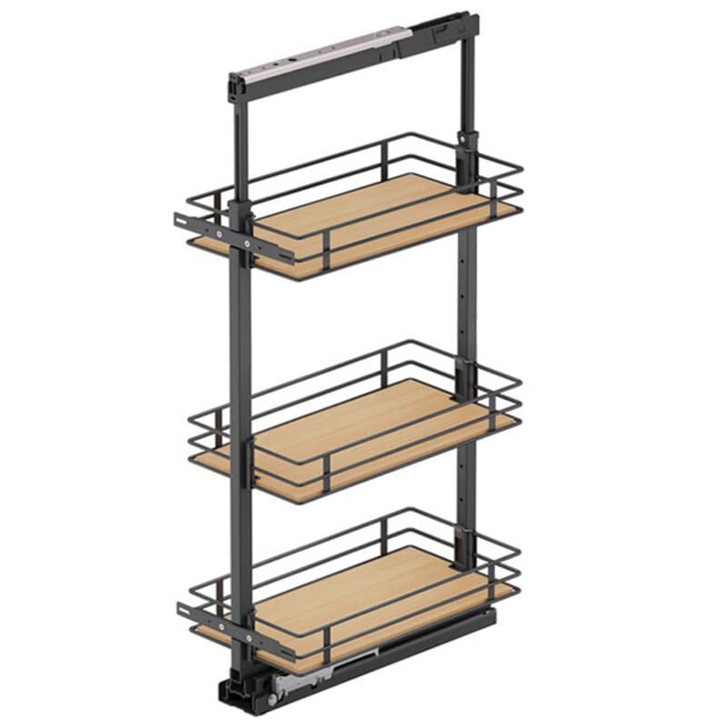 Vauth-Sagel 13-3/4" 3-Tier Scalea Pullout Basket with Soft Close, Maple