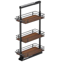 Vauth-Sagel 19-1/4" 3-Tier Scalea Pullout Basket with Soft Close, Walnut