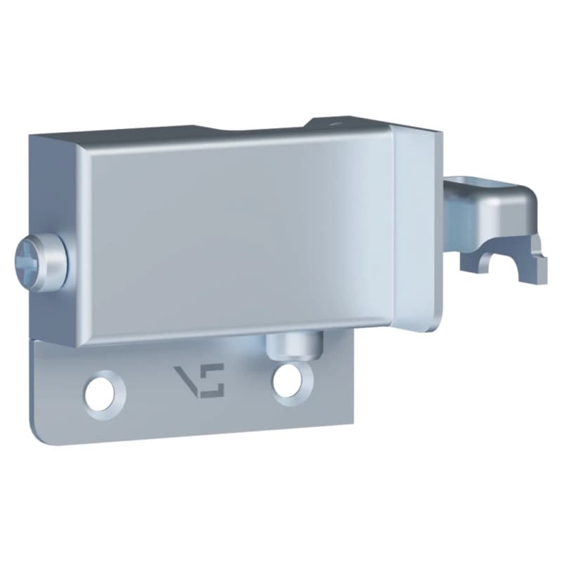 Vauth-Sagel TOP Hang 26 Left Hand Hanging Rail Bracket, Nickel, 10048237233