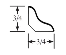 Accessory Match, Inc. 96"W DWhite Inside Corner, - ICMDW