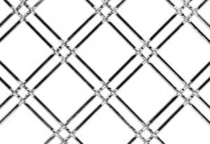 Kent Design 114 1/4F Antique Pewter Decorative Metal Grill, 36" x 48"