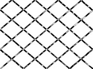 Kent Design 316C Stainless Look Decorative Metal Grill, 36" x 48"