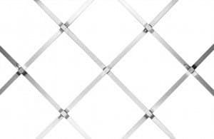 Kent Design 686P Flat Black Decorative Metal Grill, 24" x 72"