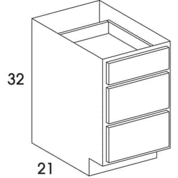 Wolf Cabinets B01 VDB21UD-SAWYER DARK SABLE, 3998722