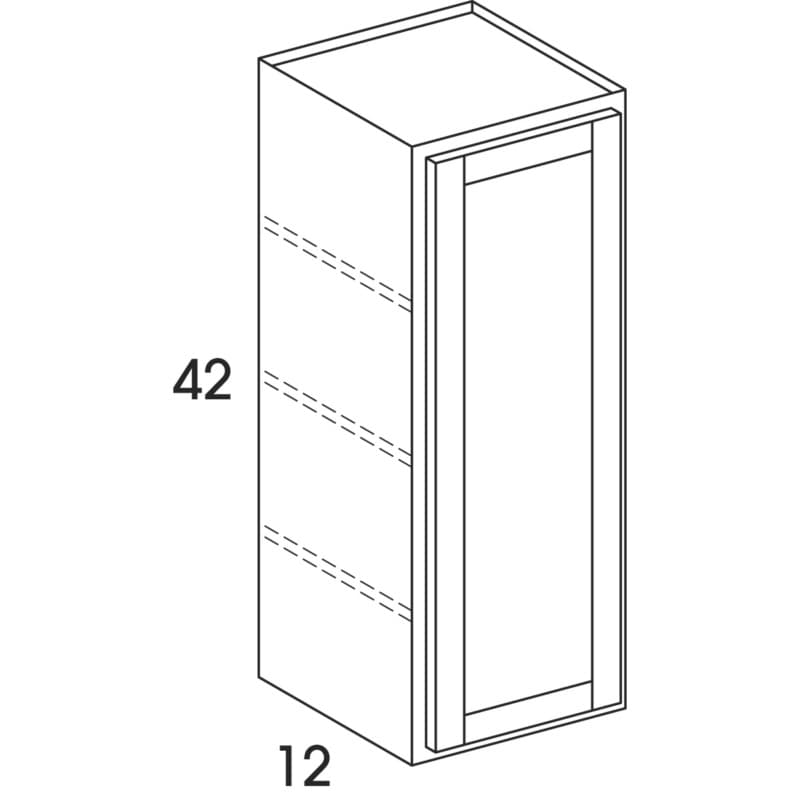 Wolf 9" x 12" x 42" Wall Cabinet, Grove Terrain, 4188445