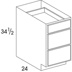Wolf Cabinets 5005 DB36 5PC-DARTMOUTH WHITE, 3188242